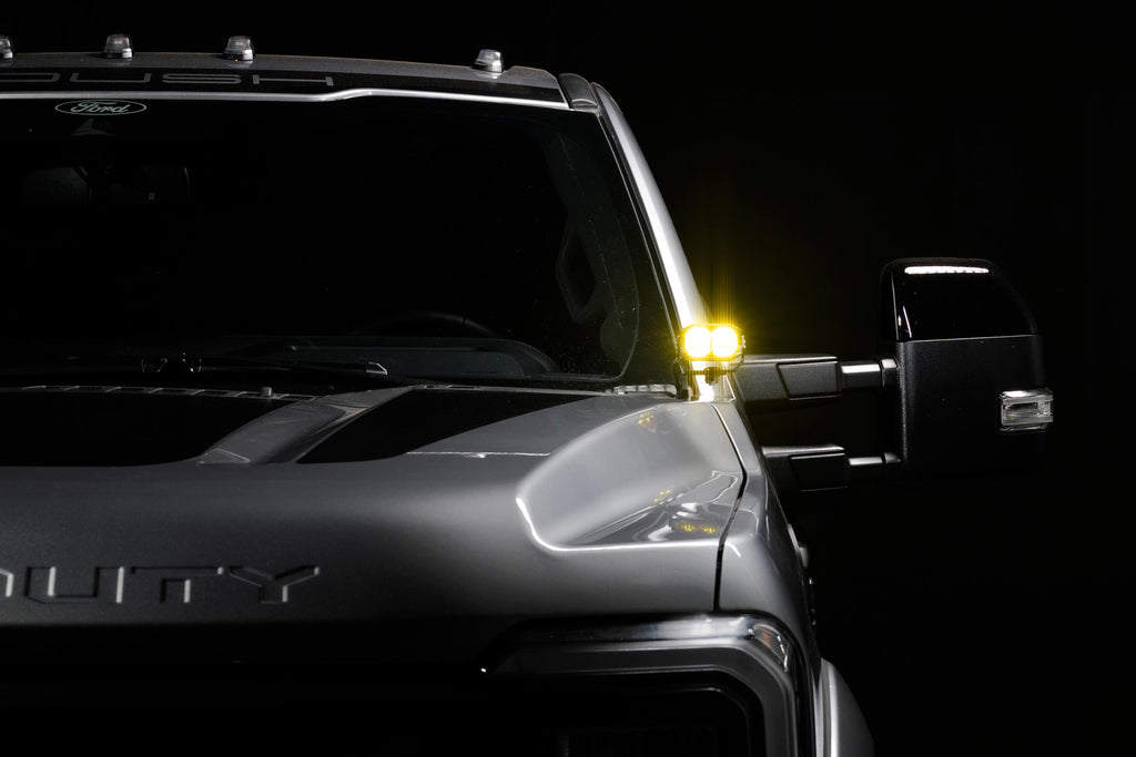 Morimoto 2Banger Ditch Light Kit: 23-27 Super Duty (HXB White Spot Beam)
