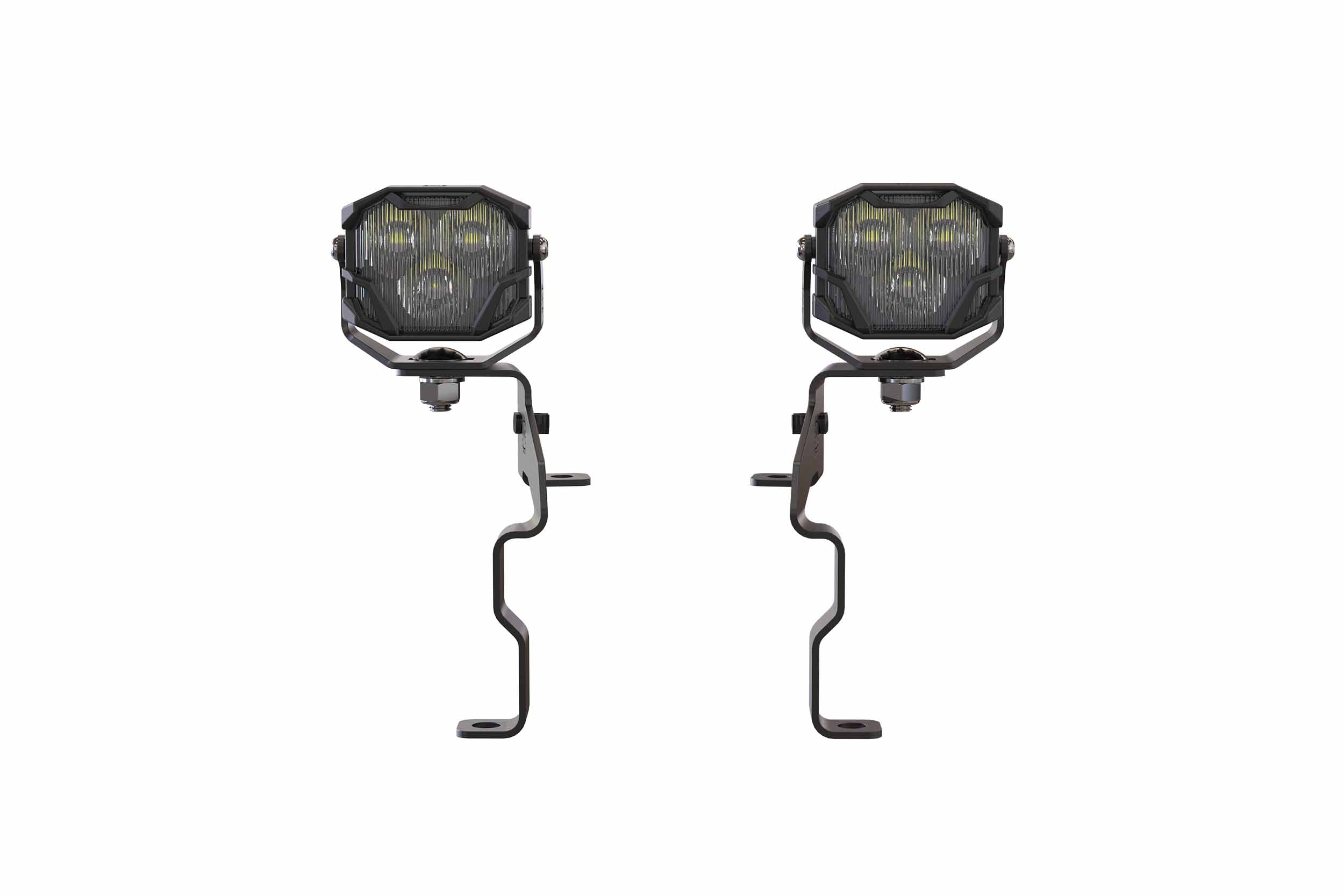 Morimoto 4Banger Ditch Light Kit: FRS BRZ GT86 (NCS Yellow SAE Wide Beam)