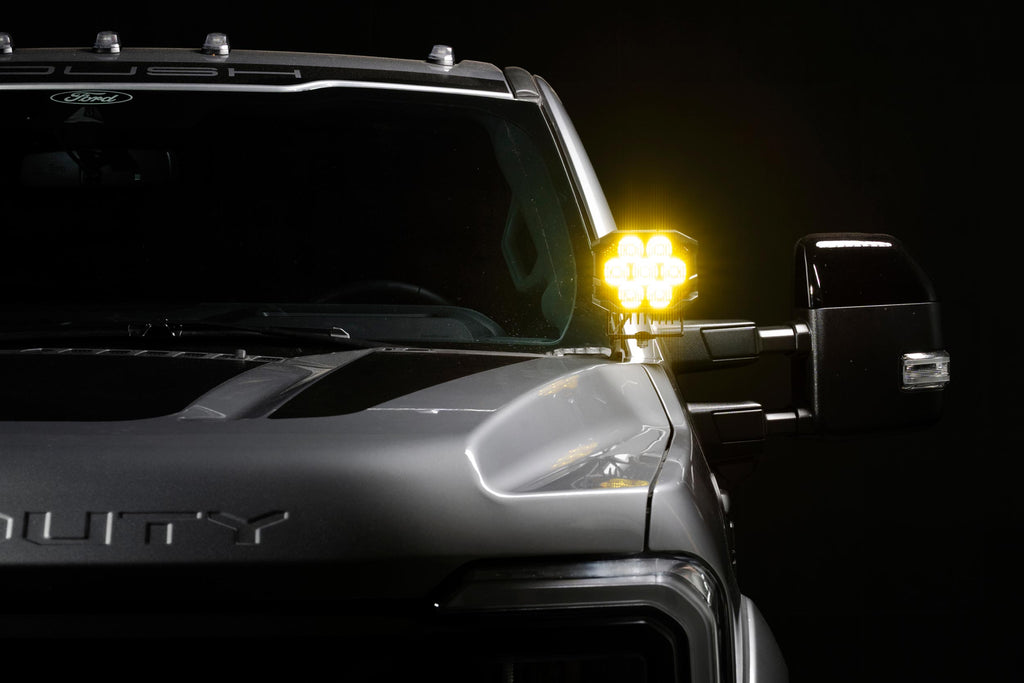 Morimoto BigBanger Ditch Light Kit: 23-27 Super Duty (HXB White Spot Beam)