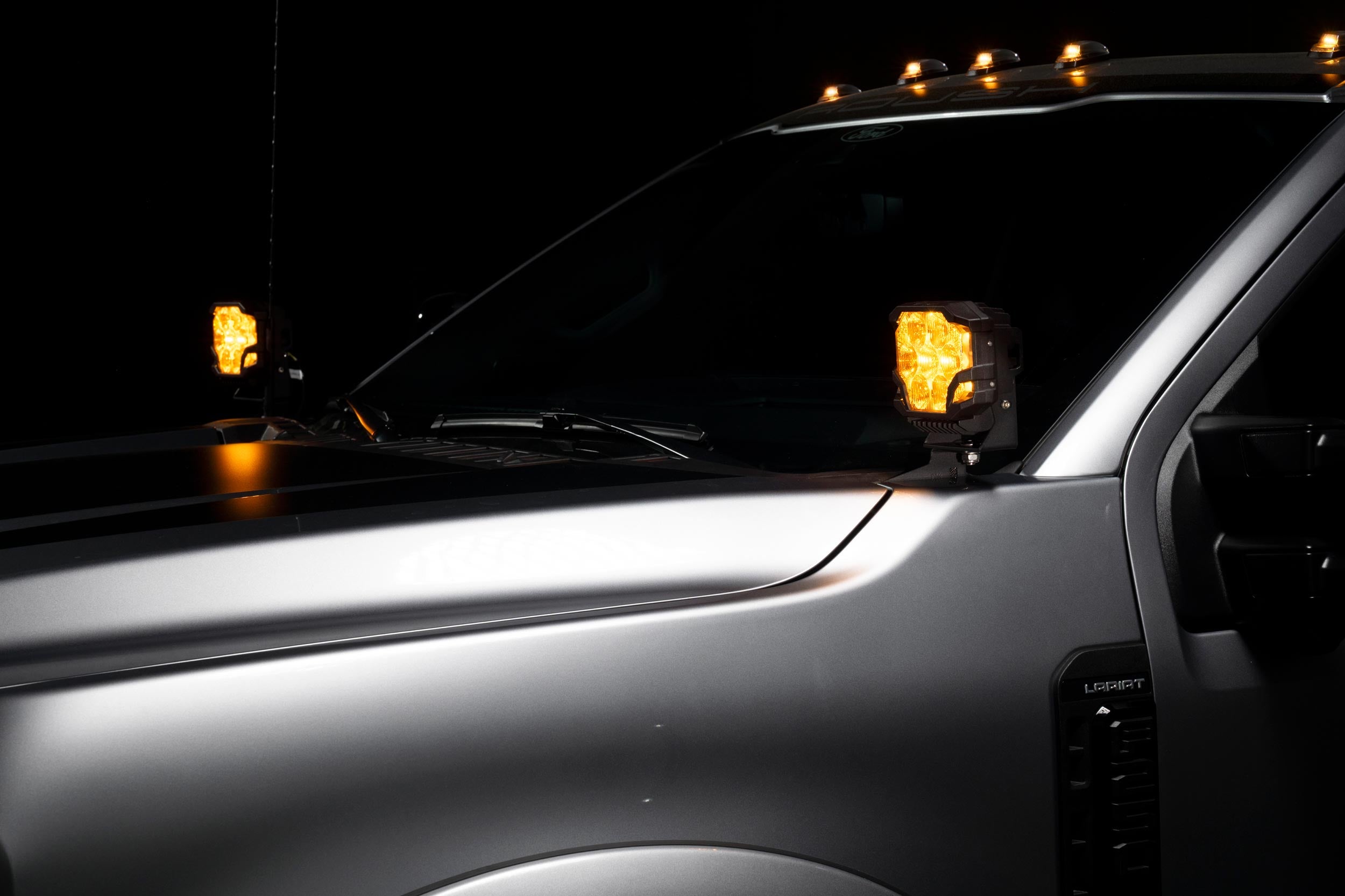 Morimoto BigBanger Ditch Light Kit: 23-27 Super Duty (HXB White Combo Beam)