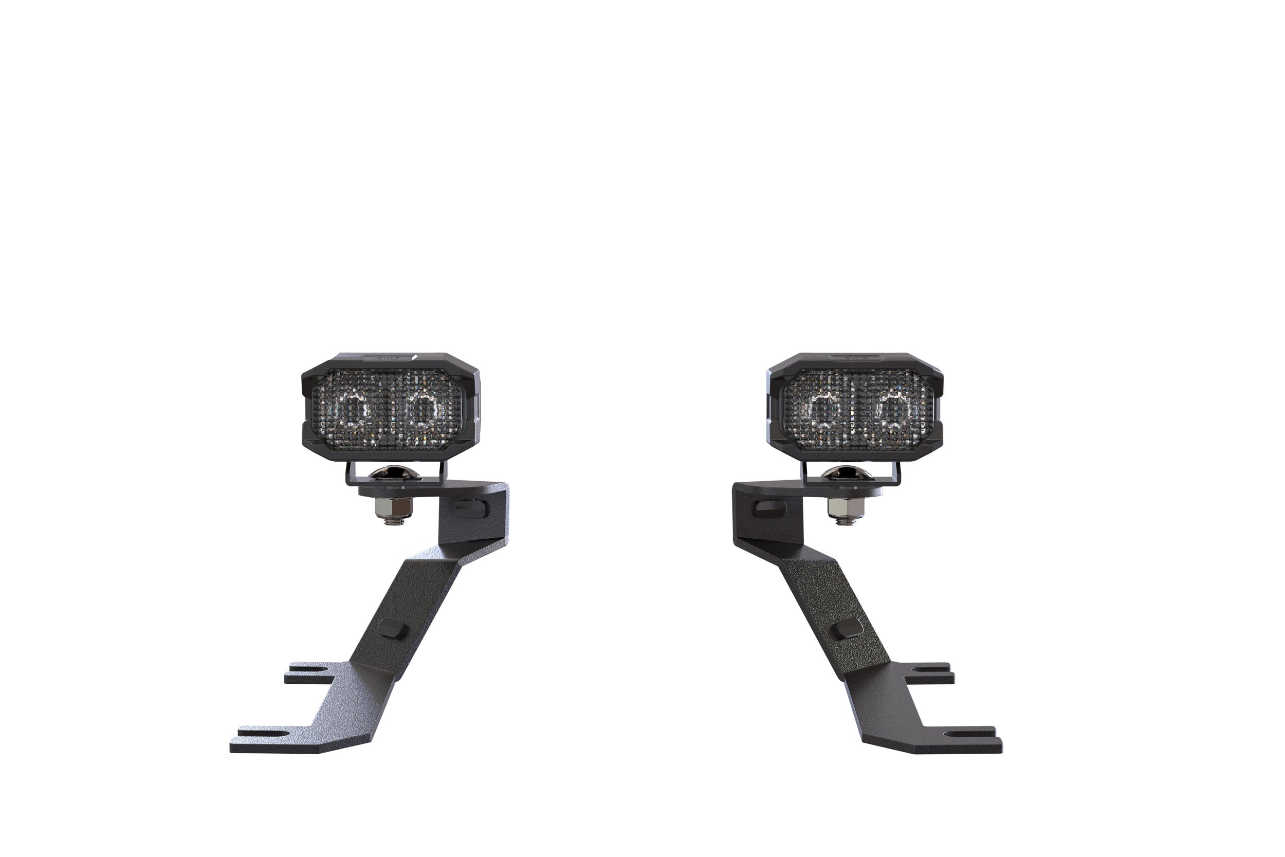 Morimoto 2Banger Ditch Light Kit: 19-24 Sierra 1500 (NCS Yellow Spot Beam)
