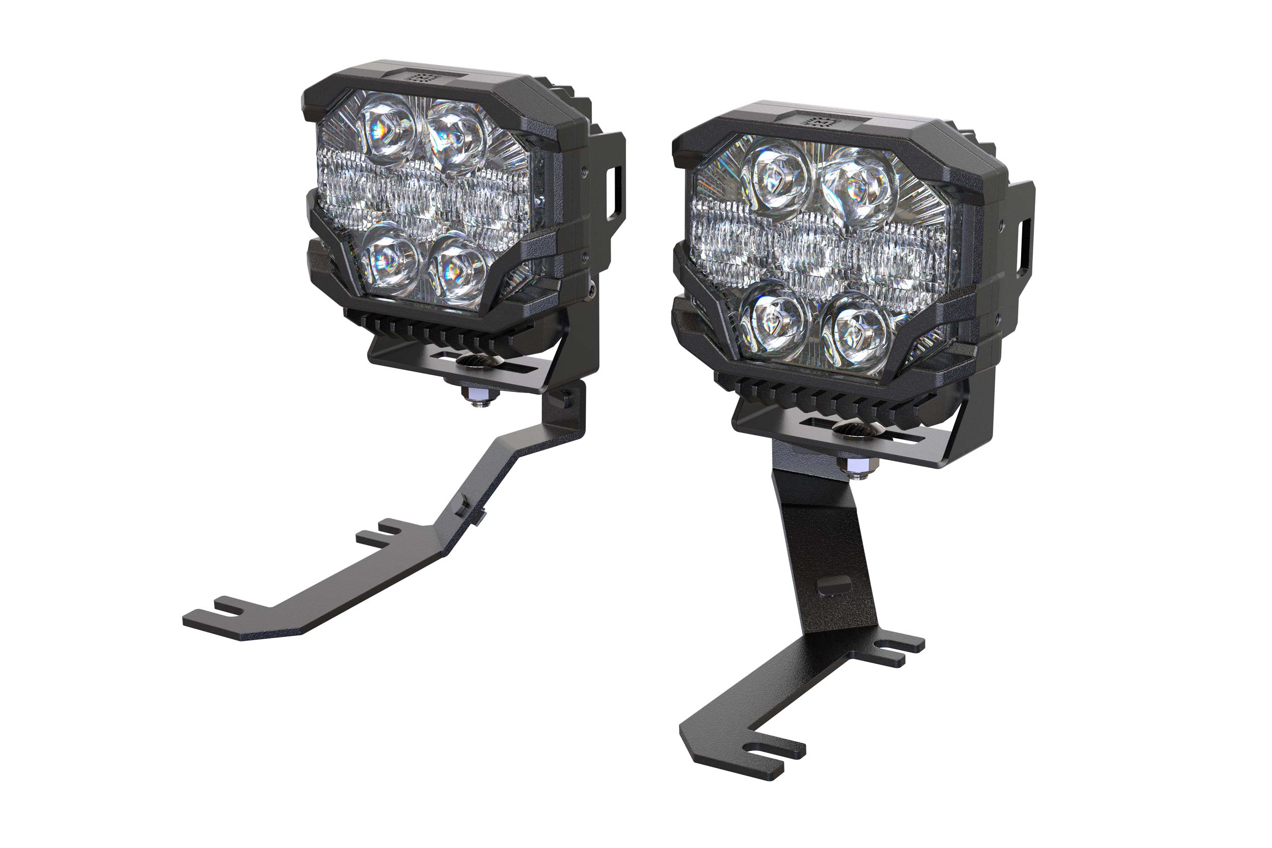 Morimoto BigBanger Ditch Light Kit: 19-24 Sierra 1500 (NCS White Spot Beam)