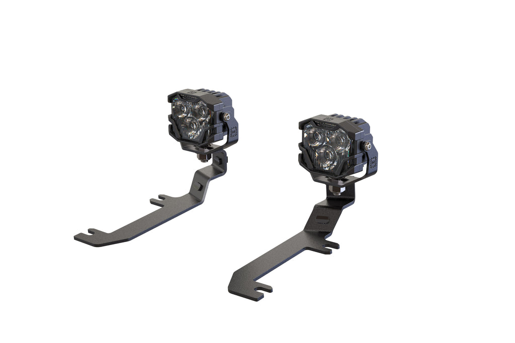 Morimoto 4Banger Ditch Light Kit: 20-24 Silverado HD (NCS White Combo Beam)
