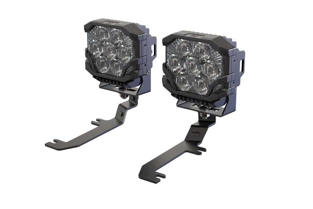 Morimoto BigBanger Ditch Light Kit: 20-24 Silverado HD (HXB Yellow Combo Beam)