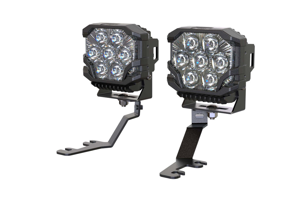 Morimoto BigBanger Ditch Light Kit: 21-26 Bronco Sport (NCS Yellow Combo Beam)
