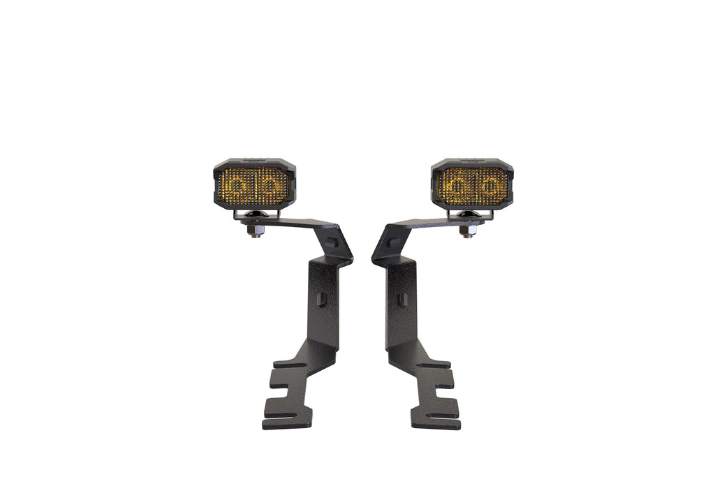 Morimoto 2Banger Ditch Light Kit: 19-24 Ram 1500 (NCS Yellow Flood Beam)