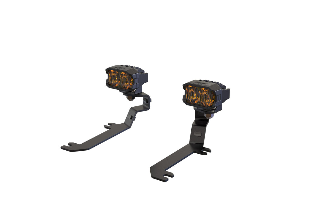 Morimoto 2Banger Ditch Light Kit: 19-24 Silverado 1500 (NCS White Spot Beam)