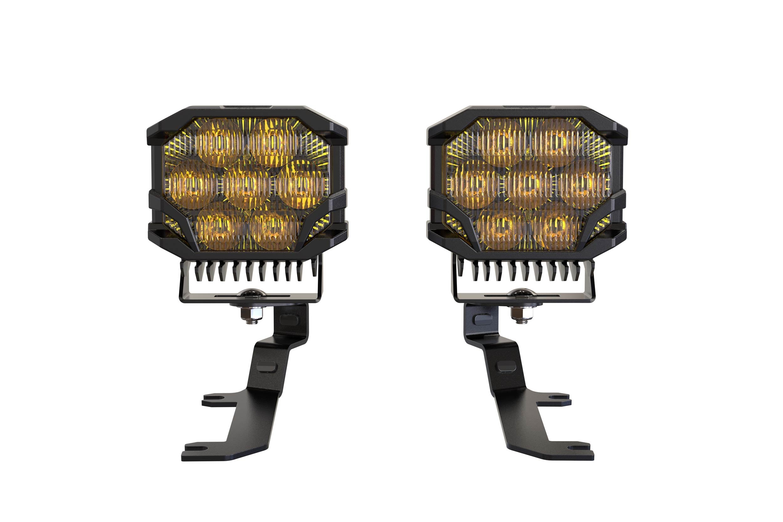 Morimoto BigBanger Ditch Light Kit: 19-24 Silverado 1500 (HXB White Combo Beam)