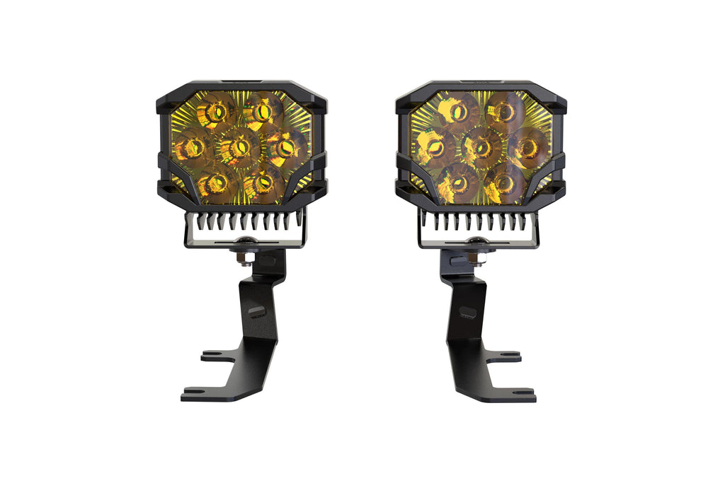 Morimoto BigBanger Ditch Light Kit: 20-24 Sierra HD (HXB Yellow Spot Beam)