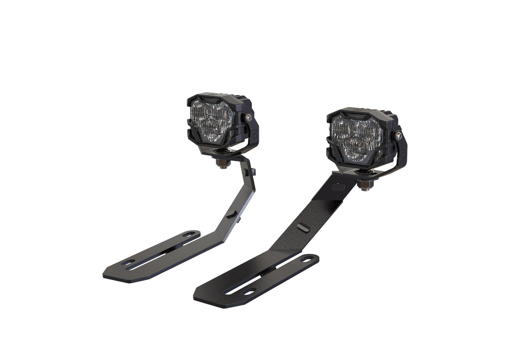 Morimoto 4Banger Ditch Light Kit: 18-24 VW Atlas (NCS Yellow SAE Wide Beam)