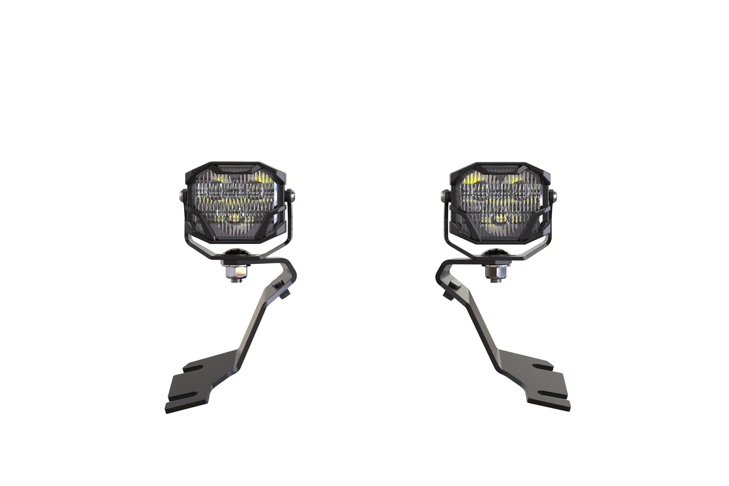 Morimoto 4Banger Ditch Light Kit: 13-26 Ford Transit (NCS Yellow Combo Beam)