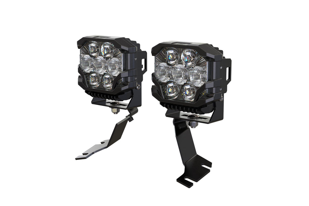 Morimoto BigBanger Ditch Light Kit: 13-26 Ford Transit (HXB White Spot Beam)