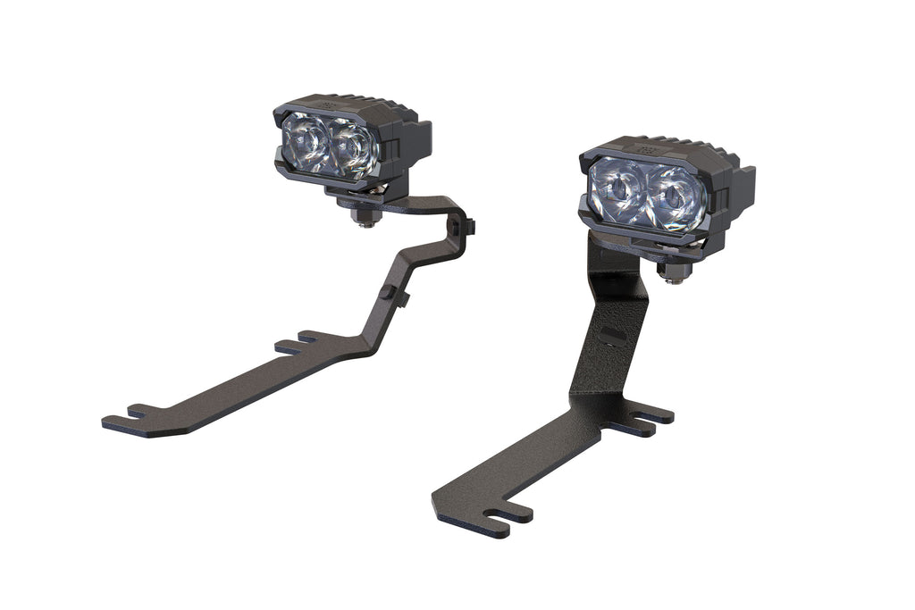 Morimoto 2Banger Ditch Light Kit: 15-17 Ford Mustang (NCS White Spot Beam)