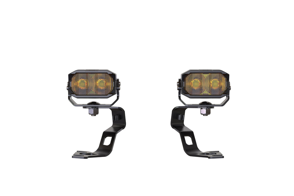 Morimoto 2Banger Ditch Light Kit: 09-21 Nissan 370Z (NCS Yellow Flood Beam)