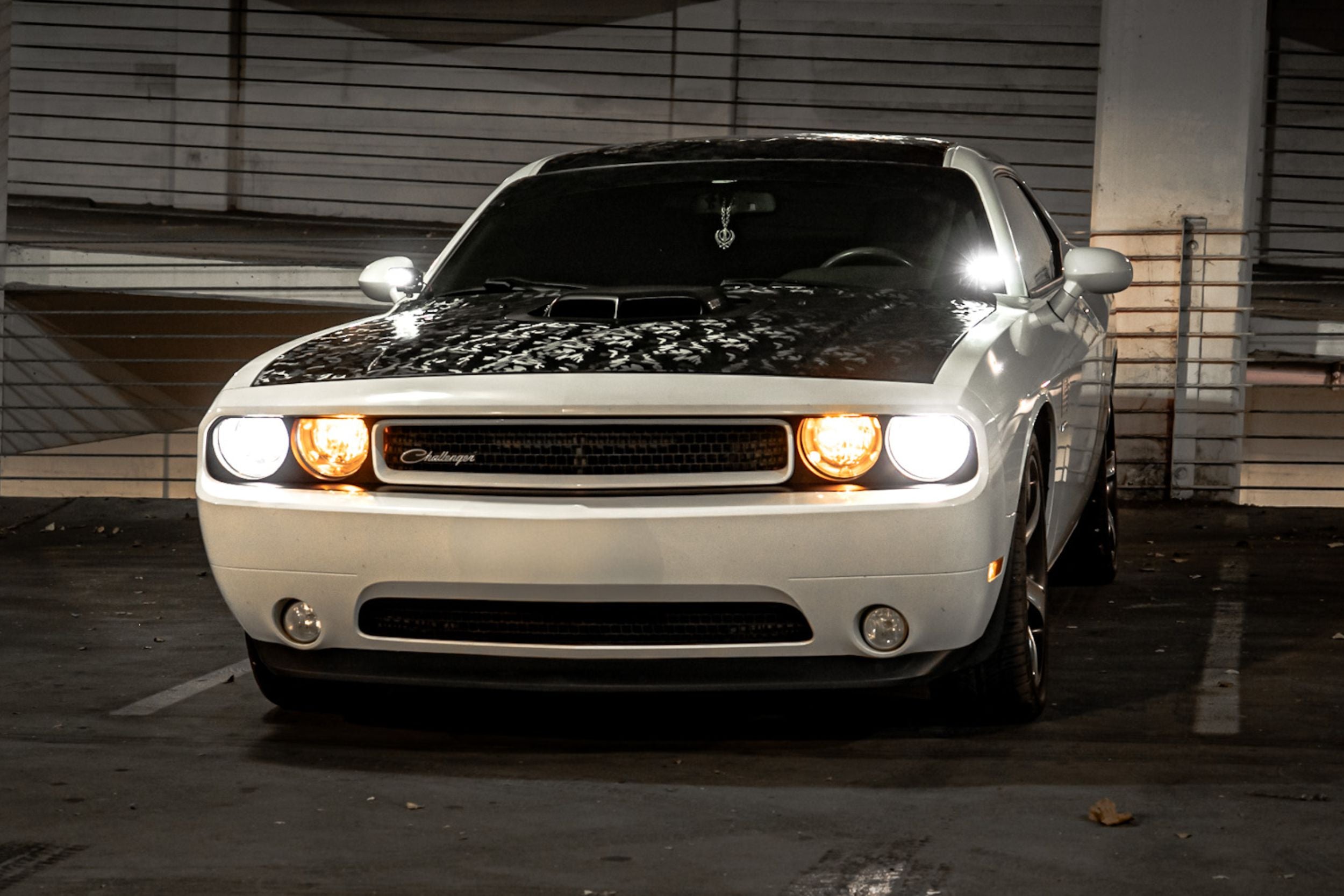 Morimoto 2Banger Ditch Light Kit: 08-23 Dodge Challenger (NCS Yellow Flood Beam)