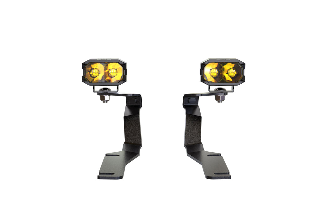 Morimoto 2Banger Ditch Light Kit: 08-23 Dodge Challenger (NCS White Spot Beam)