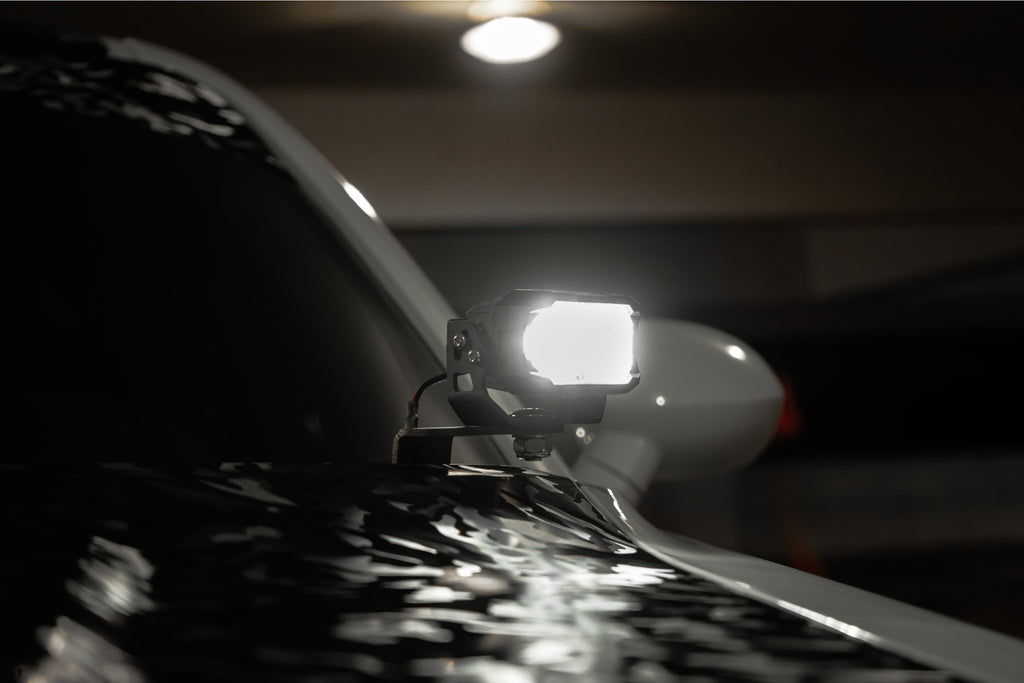 Morimoto 2Banger Ditch Light Kit: 08-23 Dodge Challenger (NCS White SAE Wide Beam)