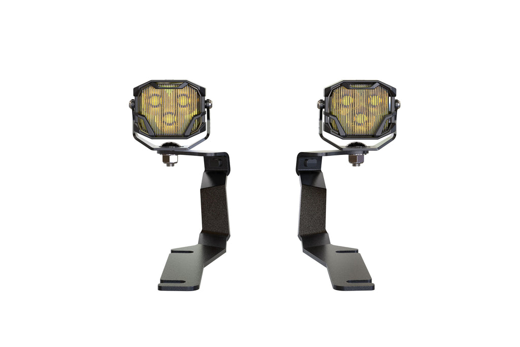 Morimoto 4Banger Ditch Light Kit: 08-23 Dodge Challenger (NCS White Flood Beam)