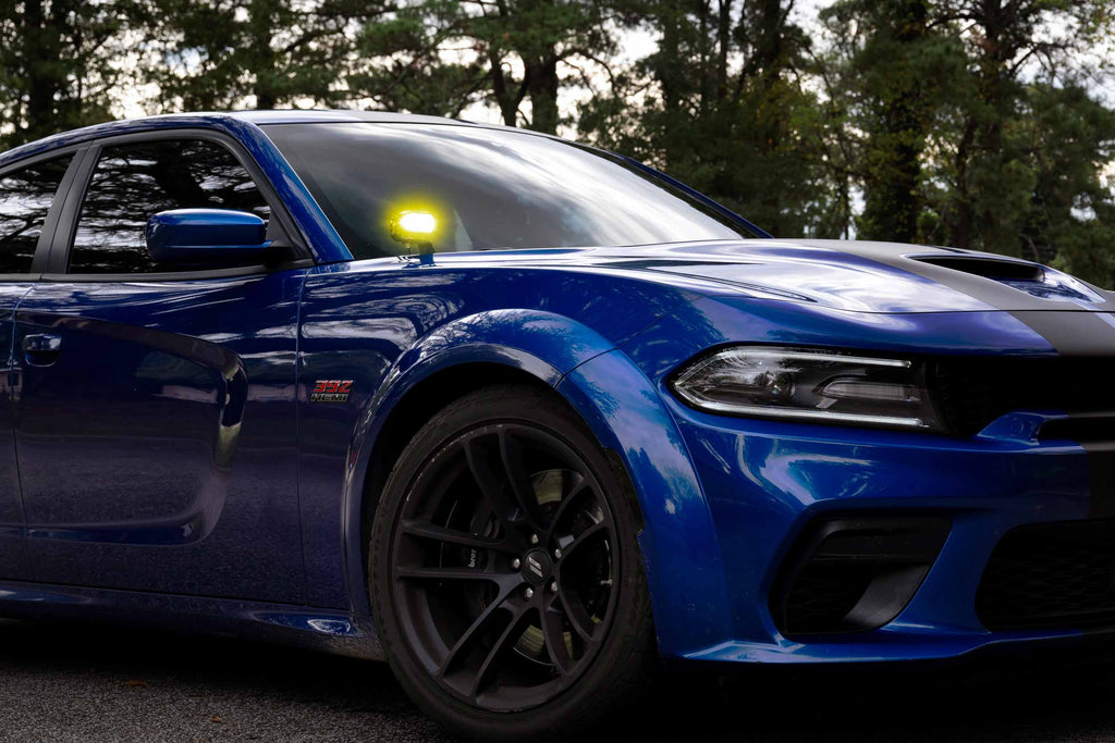 Morimoto 2Banger Ditch Light Kit: 15-23 Dodge Charger (NCS Yellow Combo Beam)