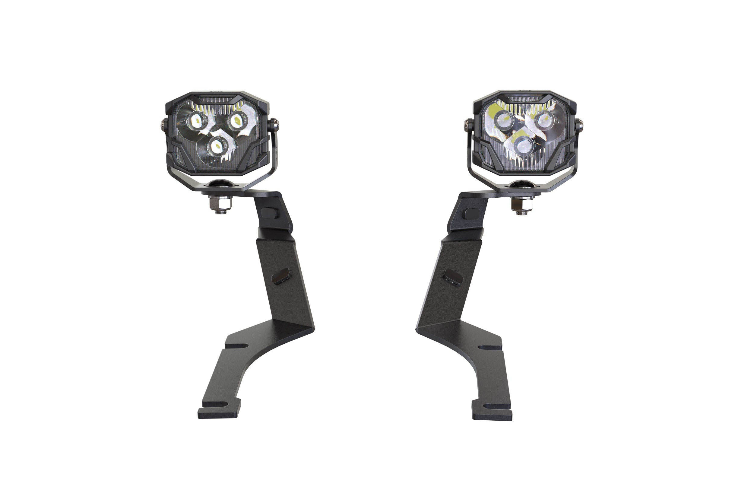 Morimoto 4Banger Ditch Light Kit: 15-23 Dodge Charger (HXB White Spot Beam)