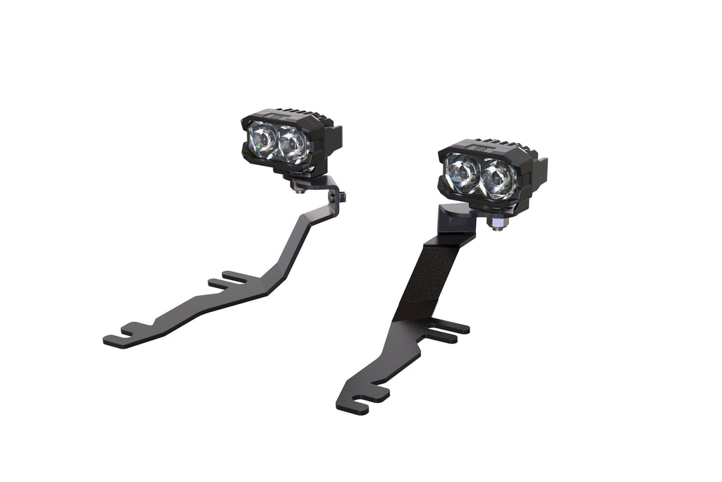 Morimoto 2Banger Ditch Light Kit: 24-26 Ford Mustang (HXB White SAE Wide Beam)