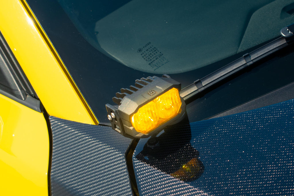 Morimoto 2Banger Ditch Light Kit: 24-26 Ford Mustang (NCS White Spot Beam)