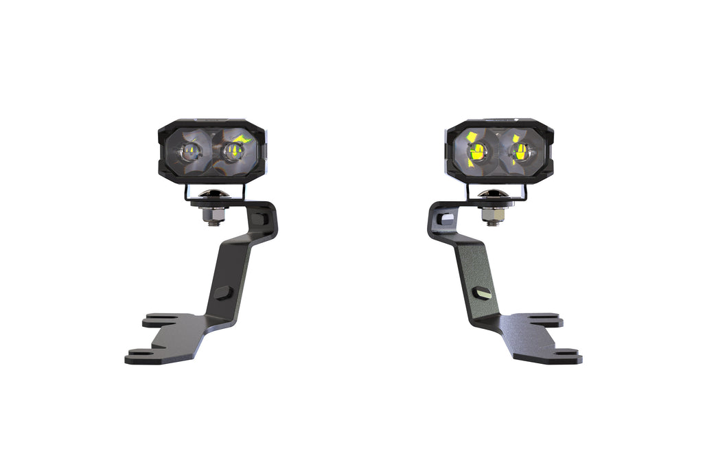 Morimoto 2Banger Ditch Light Kit: 18-23 Ford Mustang (HXB Yellow Combo Beam)