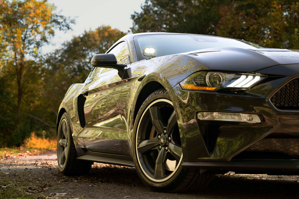 Morimoto 2Banger Ditch Light Kit: 18-23 Ford Mustang (HXB Yellow Combo Beam)