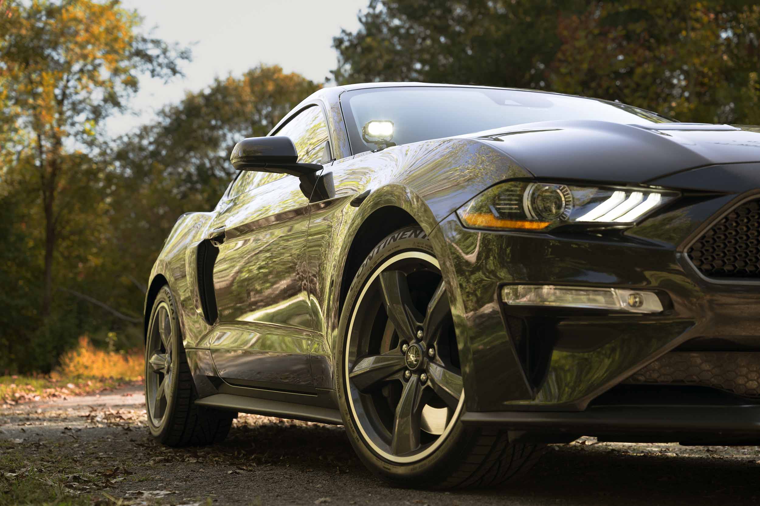 Morimoto 2Banger Ditch Light Kit: 18-23 Ford Mustang (NCS White Flood Beam)