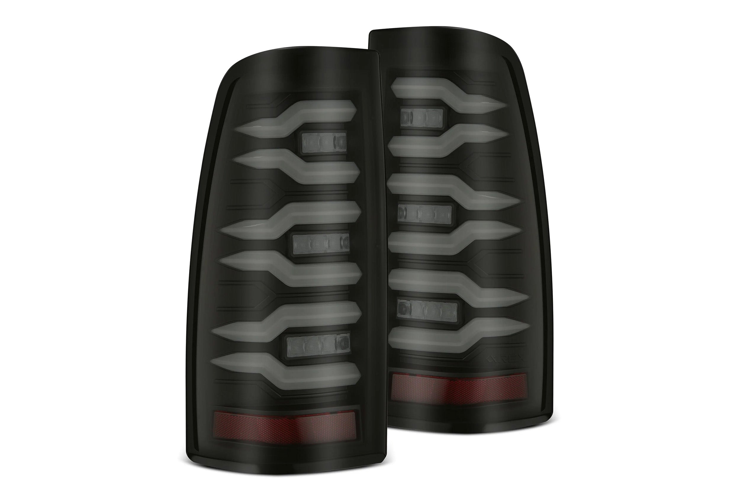 AlphaRex (LUXX-Series) 1999-2006 Chevrolet Silverado/GMC Sierra LED Tail Lights - Black