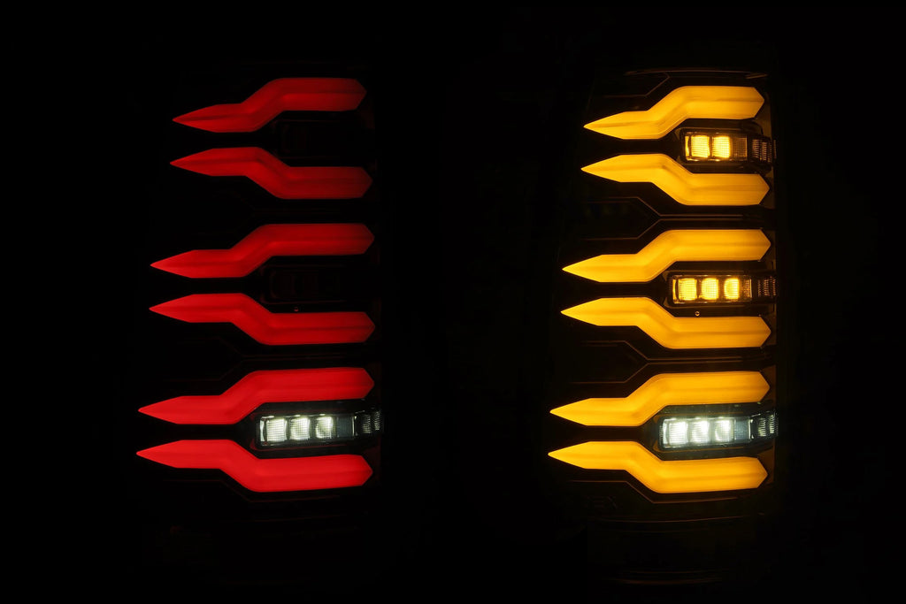 AlphaRex (LUXX-Series) 1999-2006 Chevrolet Silverado/GMC Sierra LED Tail Lights - Black