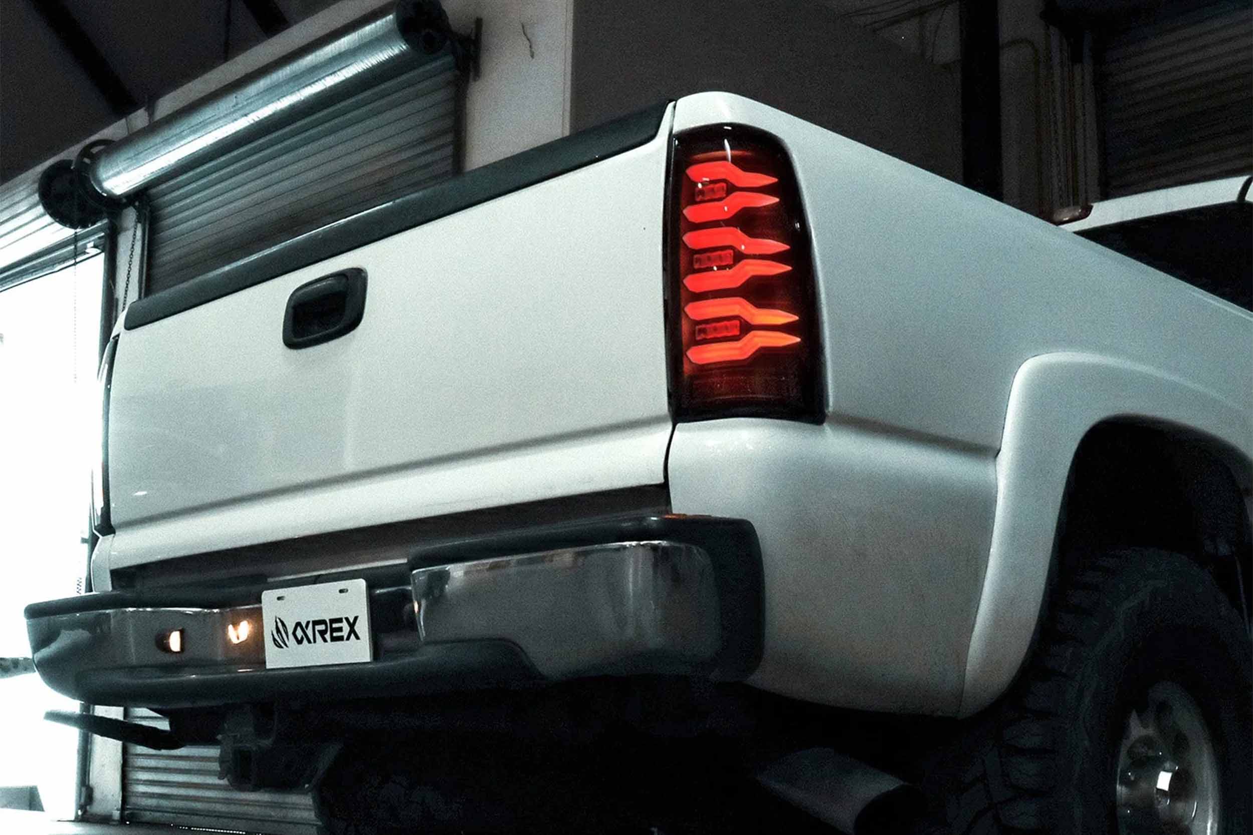 AlphaRex (LUXX-Series) 1999-2006 Chevrolet Silverado/GMC Sierra LED Tail Lights - Black