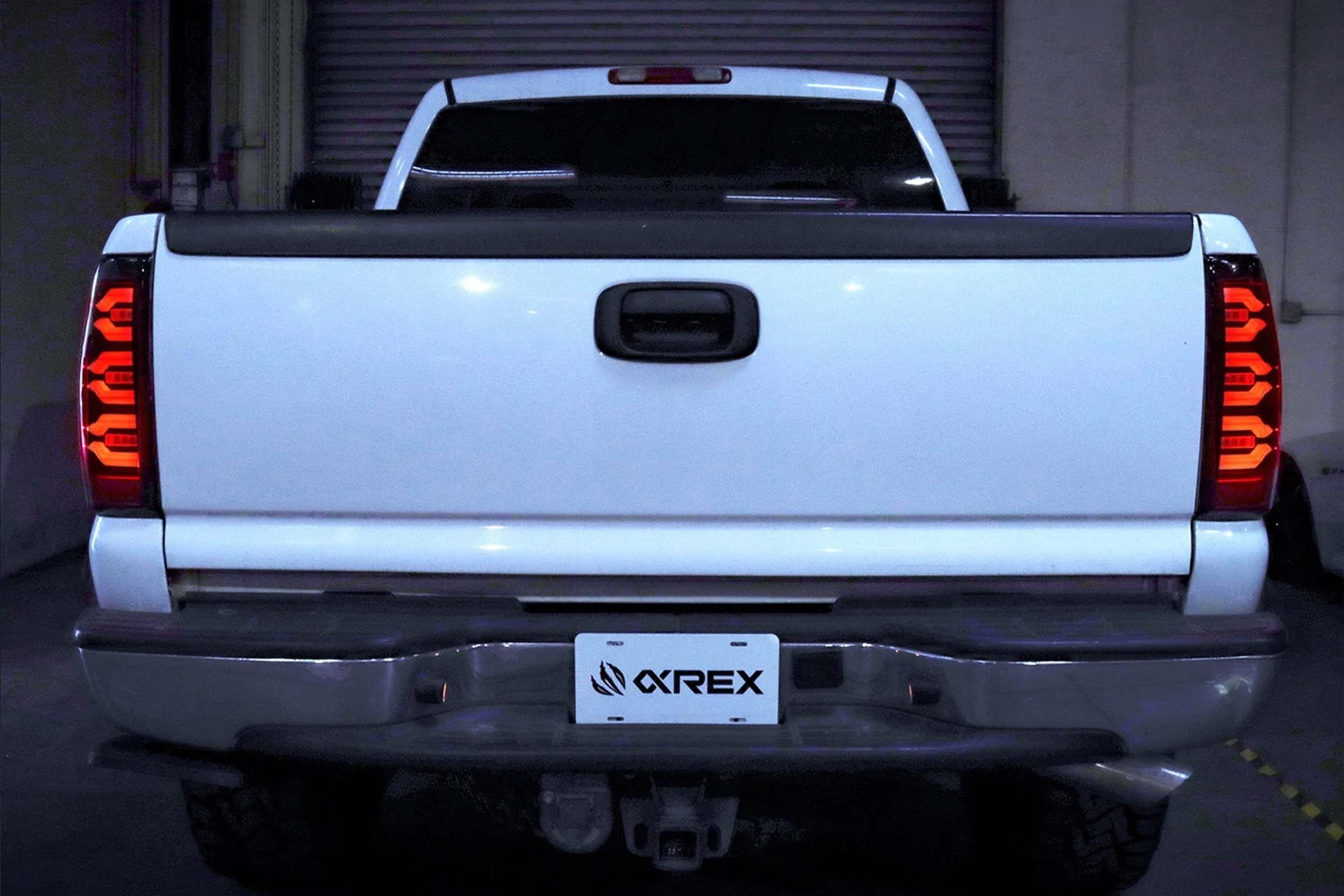 AlphaRex (LUXX-Series) 1999-2006 Chevrolet Silverado/GMC Sierra LED Tail Lights - Black