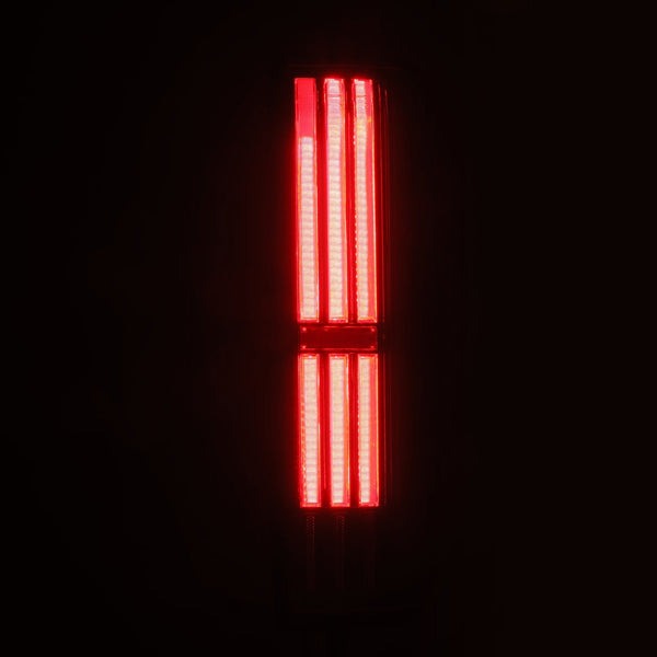 AlphaRex (NOVA-Series) 2022-2024 Toyota Tundra Prismatic LED Tail Lights - Alpha-Black