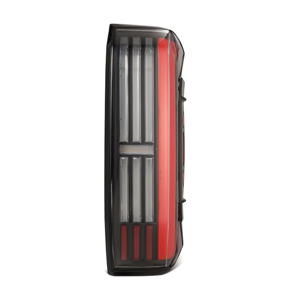 AlphaRex (NOVA-Series) 2022-2024 Toyota Tundra Prismatic LED Tail Lights - Black Red