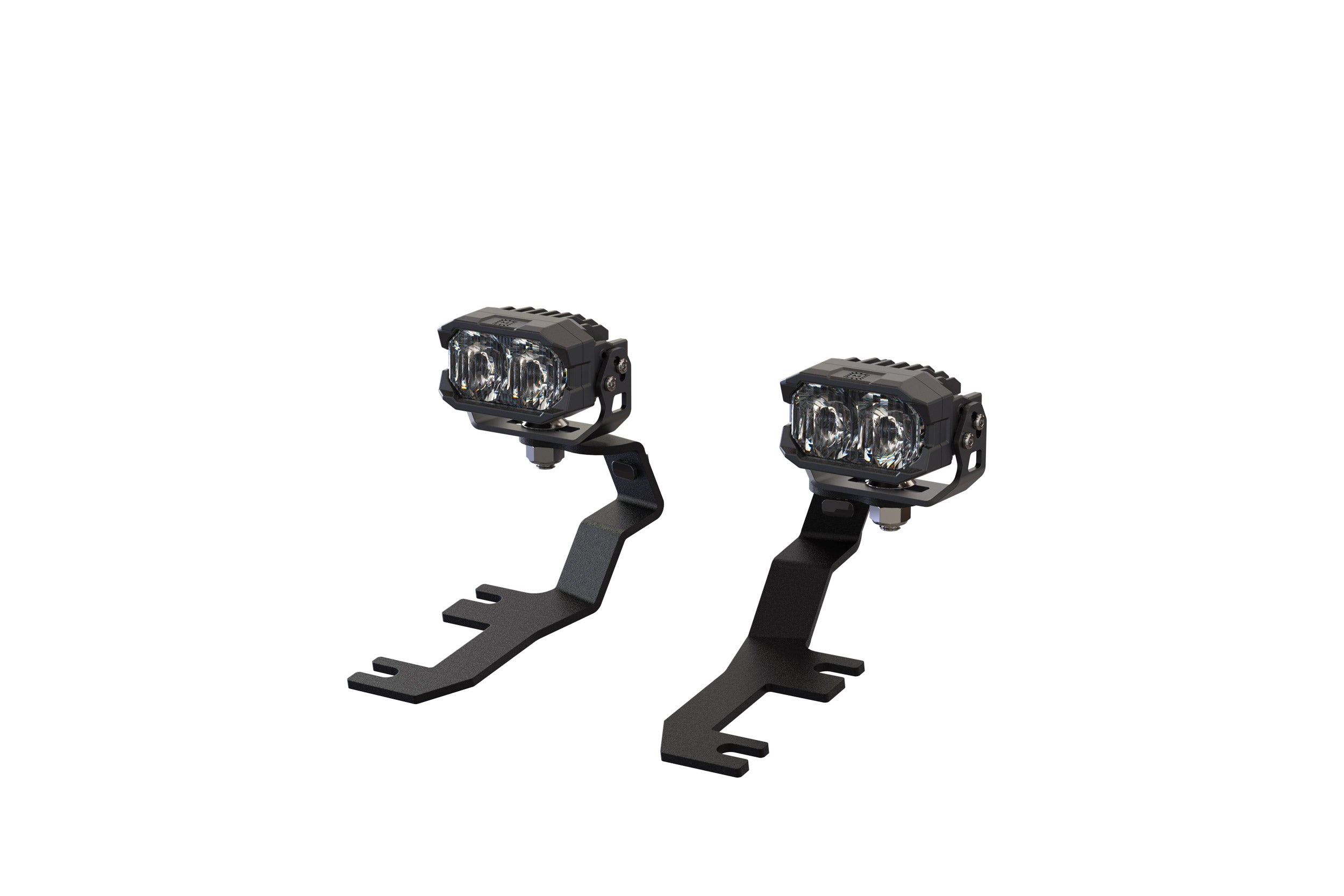 Morimoto 2Banger Ditch Light Kit: 15-22 Canyon (NCS Yellow Flood Beam)