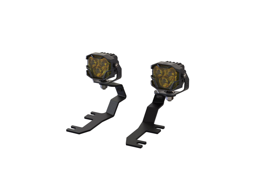 Morimoto 4Banger Ditch Light Kit: 15-22 Colorado (HXB Yellow Combo Beam)