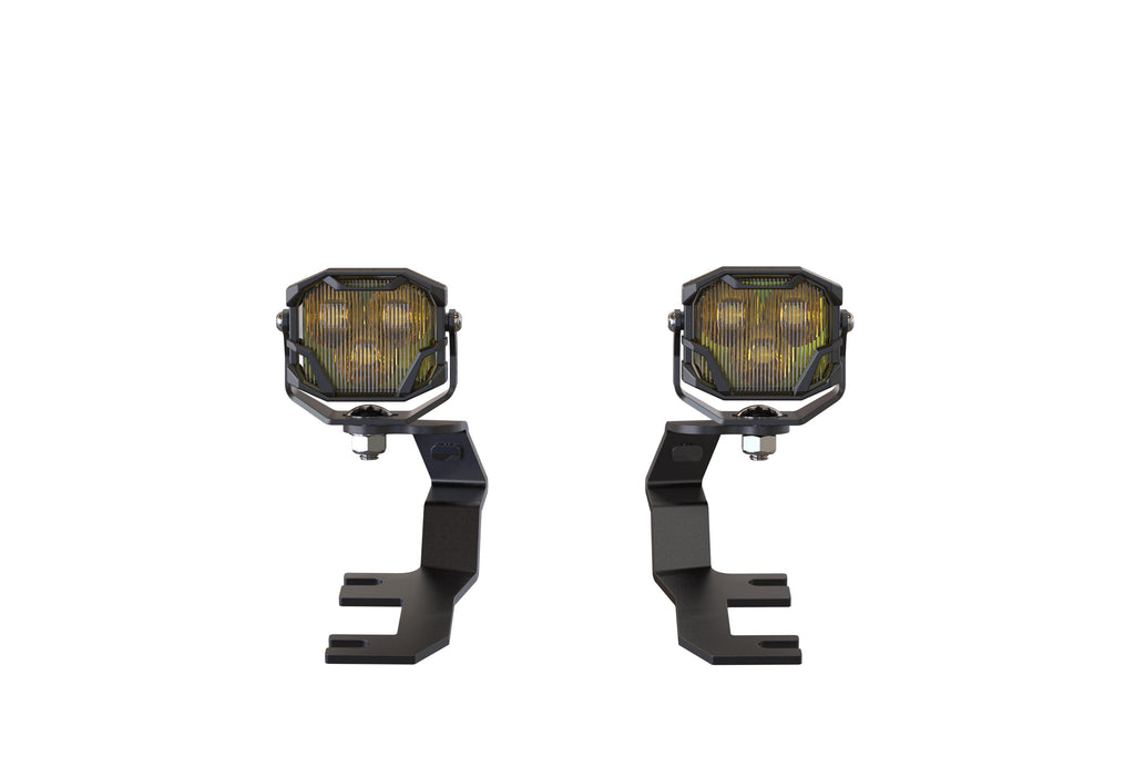 Morimoto 4Banger Ditch Light Kit: 15-22 Canyon (NCS Yellow Spot Beam)