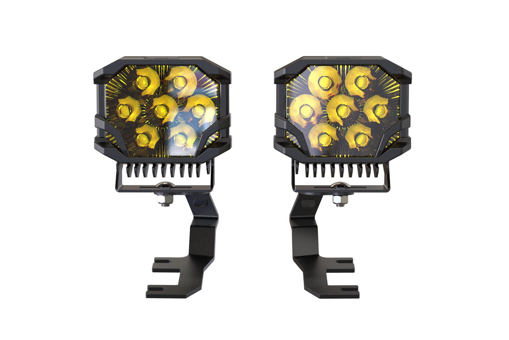 Morimoto BigBanger Ditch Light Kit: 15-22 Colorado (NCS Yellow Combo Beam)