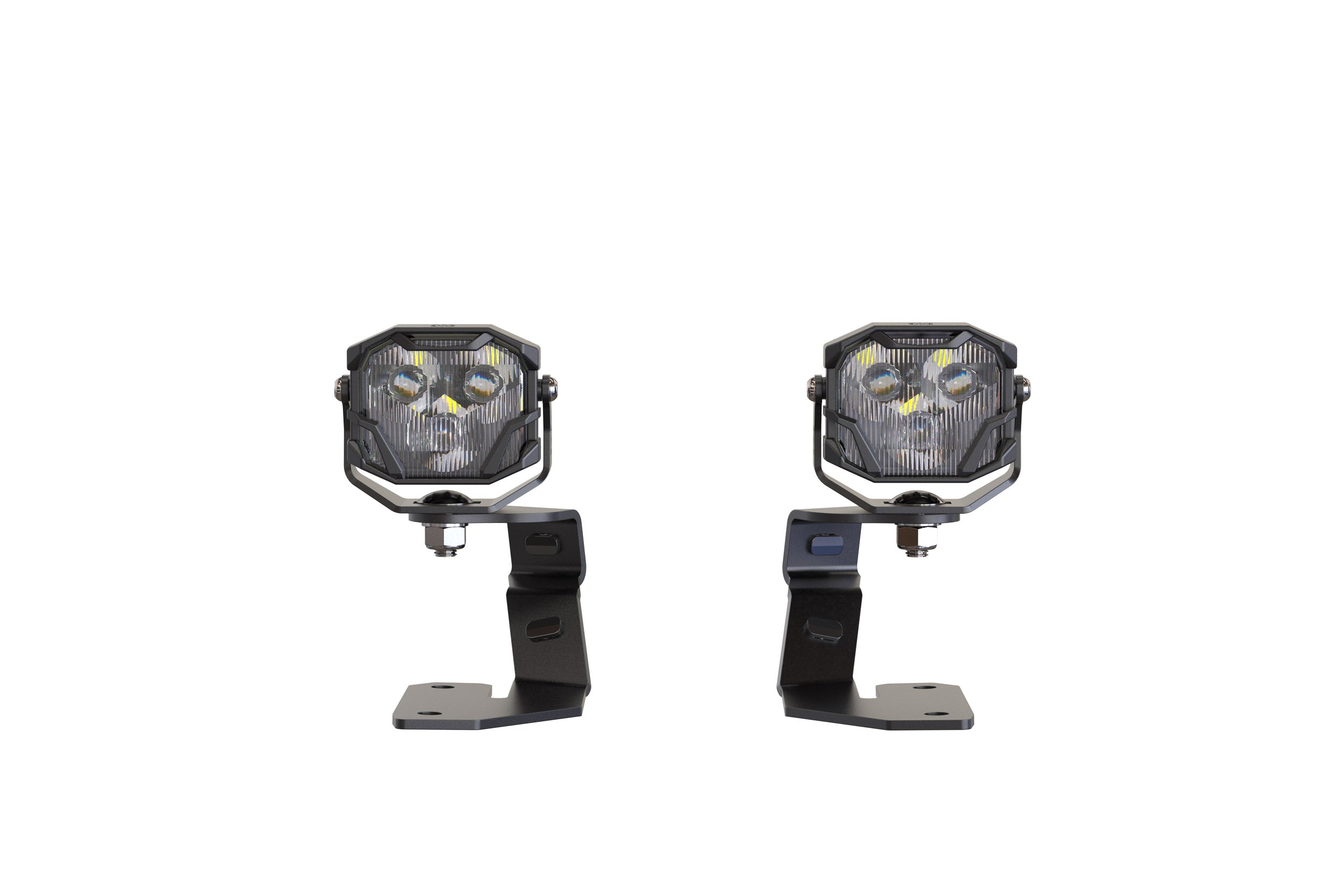 Morimoto 4Banger Ditch Light Kit: 03-10 Cayenne (NCS Yellow Spot Beam)