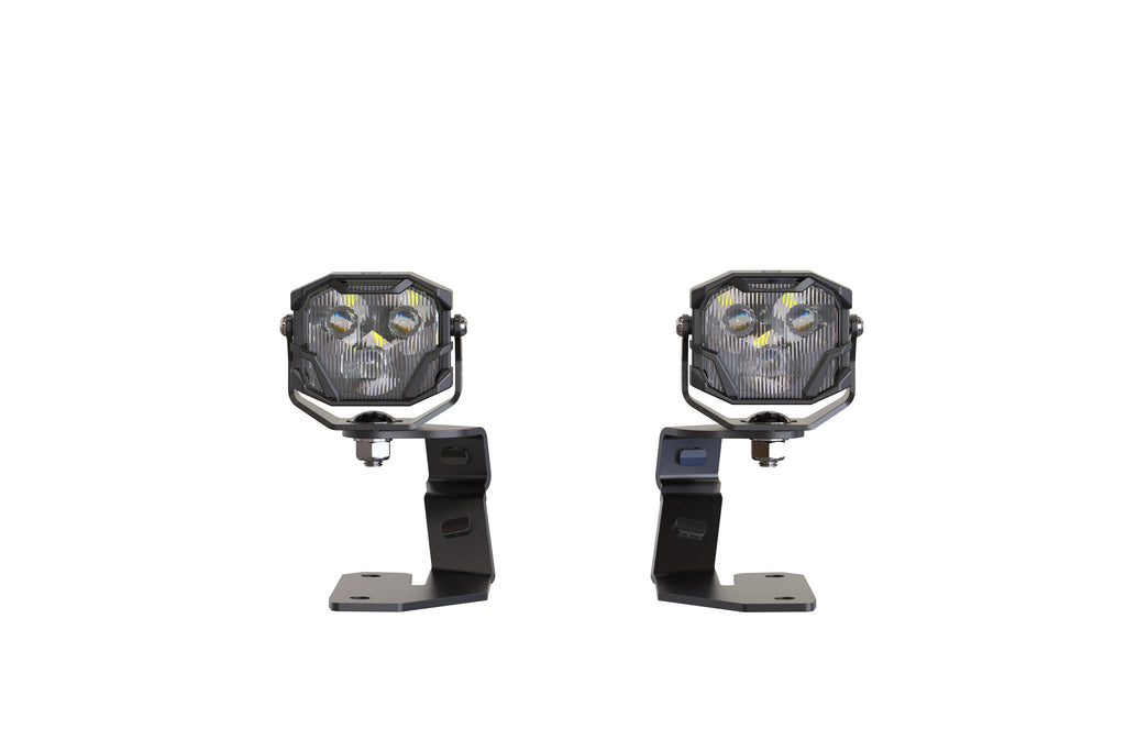 Morimoto 4Banger Ditch Light Kit: 03-10 Cayenne (HXB White SAE Wide Beam)