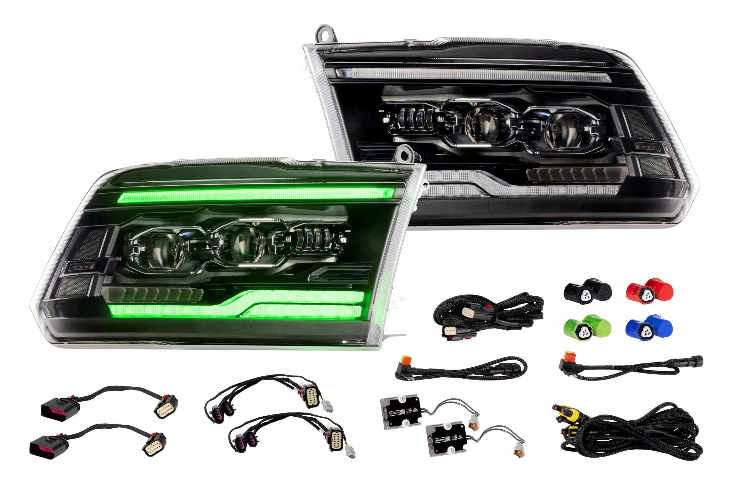 XRGB Evo Headlights: 09-18 Dodge Ram (Set)