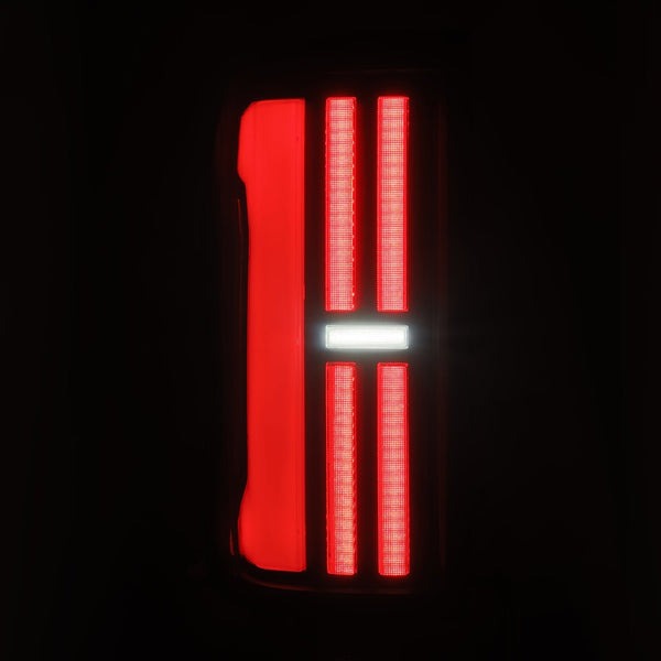 AlphaRex (NOVA-Series) 2007-2013 Toyota Tundra Prismatic LED Tail Lights - Alpha-Black