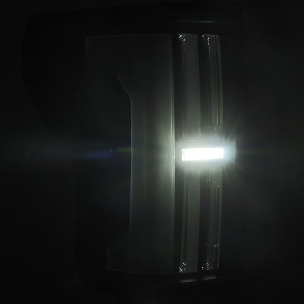 AlphaRex (NOVA-Series) 2007-2013 Toyota Tundra Prismatic LED Tail Lights - Alpha-Black