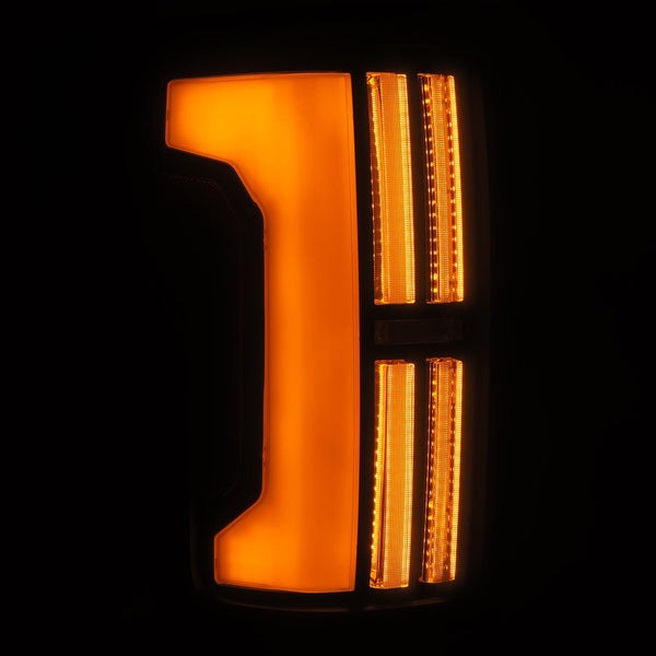 AlphaRex (NOVA-Series) 2007-2013 Toyota Tundra Prismatic LED Tail Lights - Alpha-Black