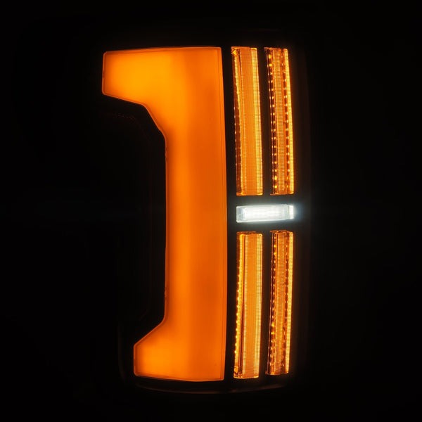 AlphaRex (NOVA-Series) 2007-2013 Toyota Tundra Prismatic LED Tail Lights - Alpha-Black