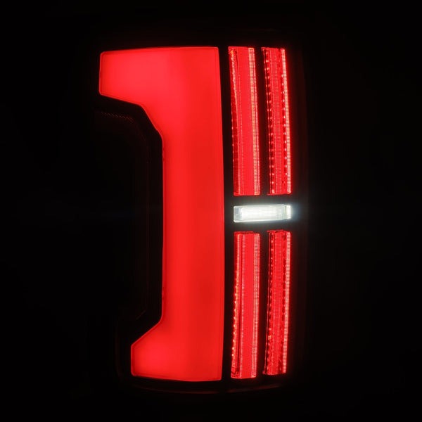 AlphaRex (NOVA-Series) 2007-2013 Toyota Tundra Prismatic LED Tail Lights - Alpha-Black