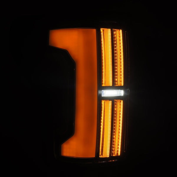 AlphaRex (NOVA-Series) 2007-2013 Toyota Tundra Prismatic LED Tail Lights - Black
