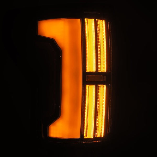 AlphaRex (NOVA-Series) 2007-2013 Toyota Tundra Prismatic LED Tail Lights - Black