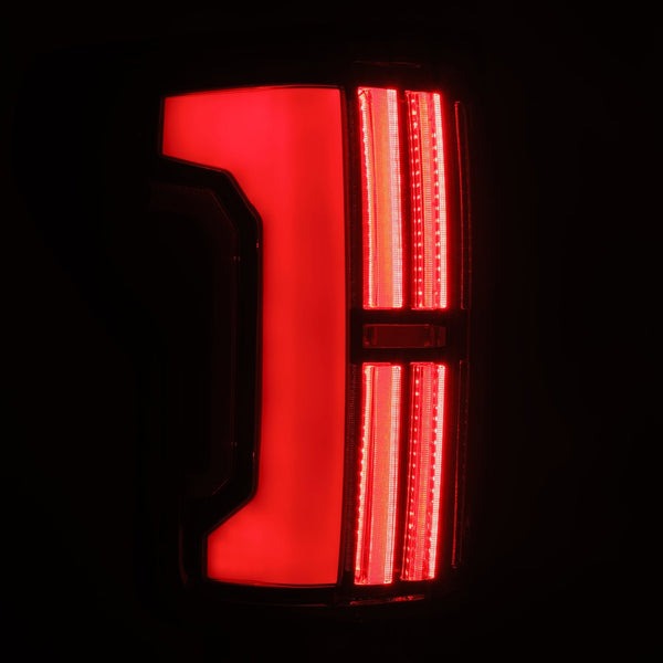 AlphaRex (NOVA-Series) 2007-2013 Toyota Tundra Prismatic LED Tail Lights - Black